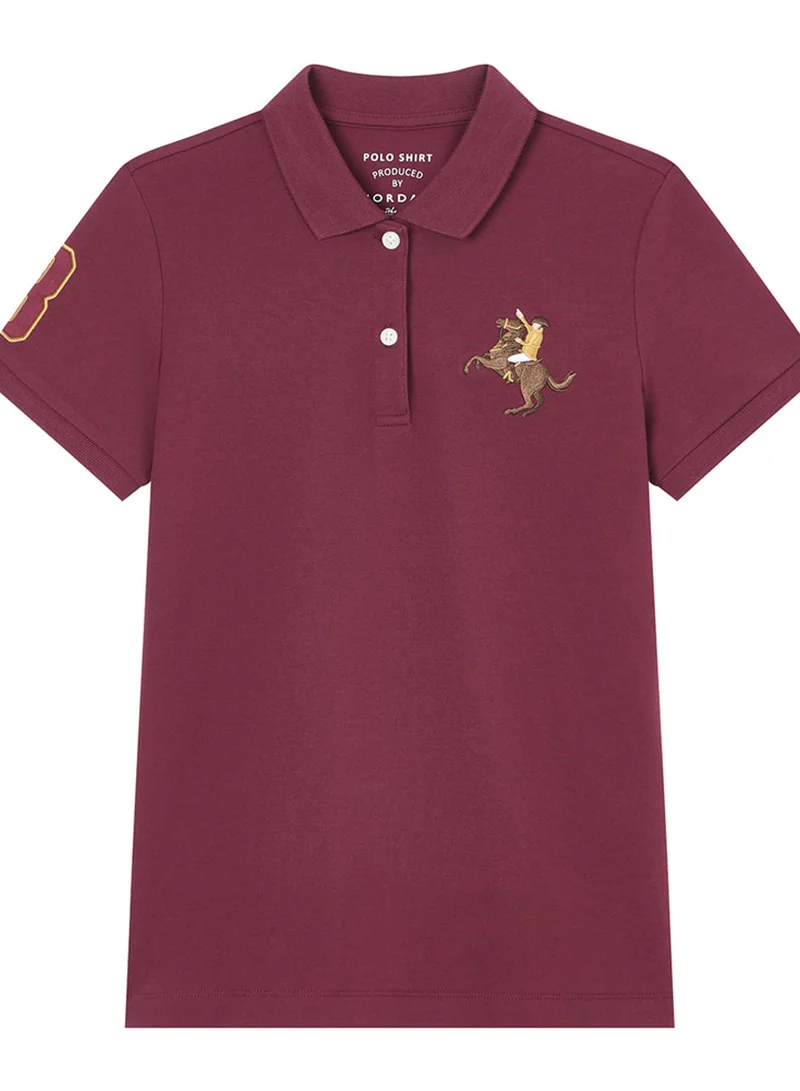 Women’s Slim Fit Embroidered Napoleon Polo
